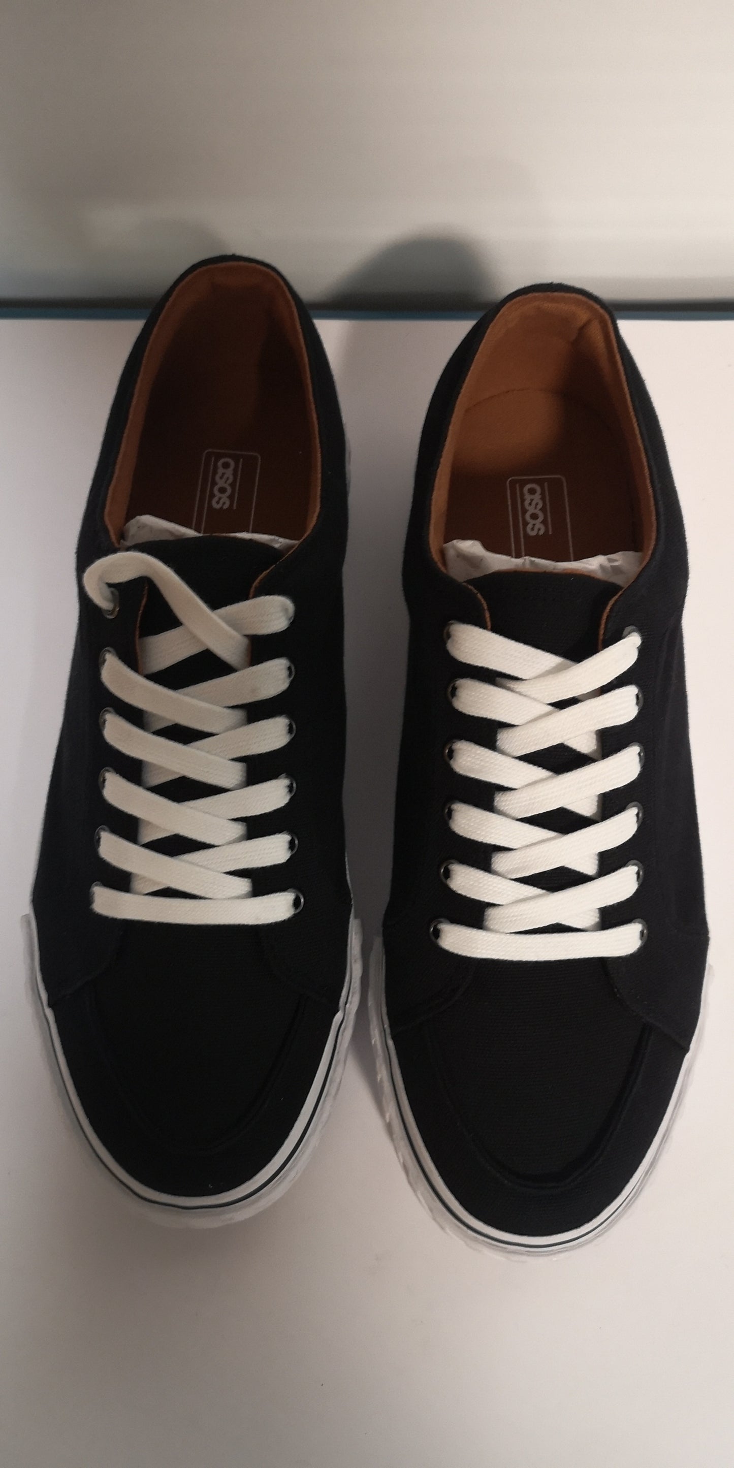 ASOS Black Men's Canvas Shoes Size 10 - New without tags
