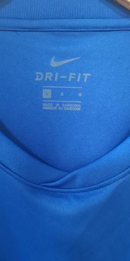 Nike Blue Dri-Fit Top Size L