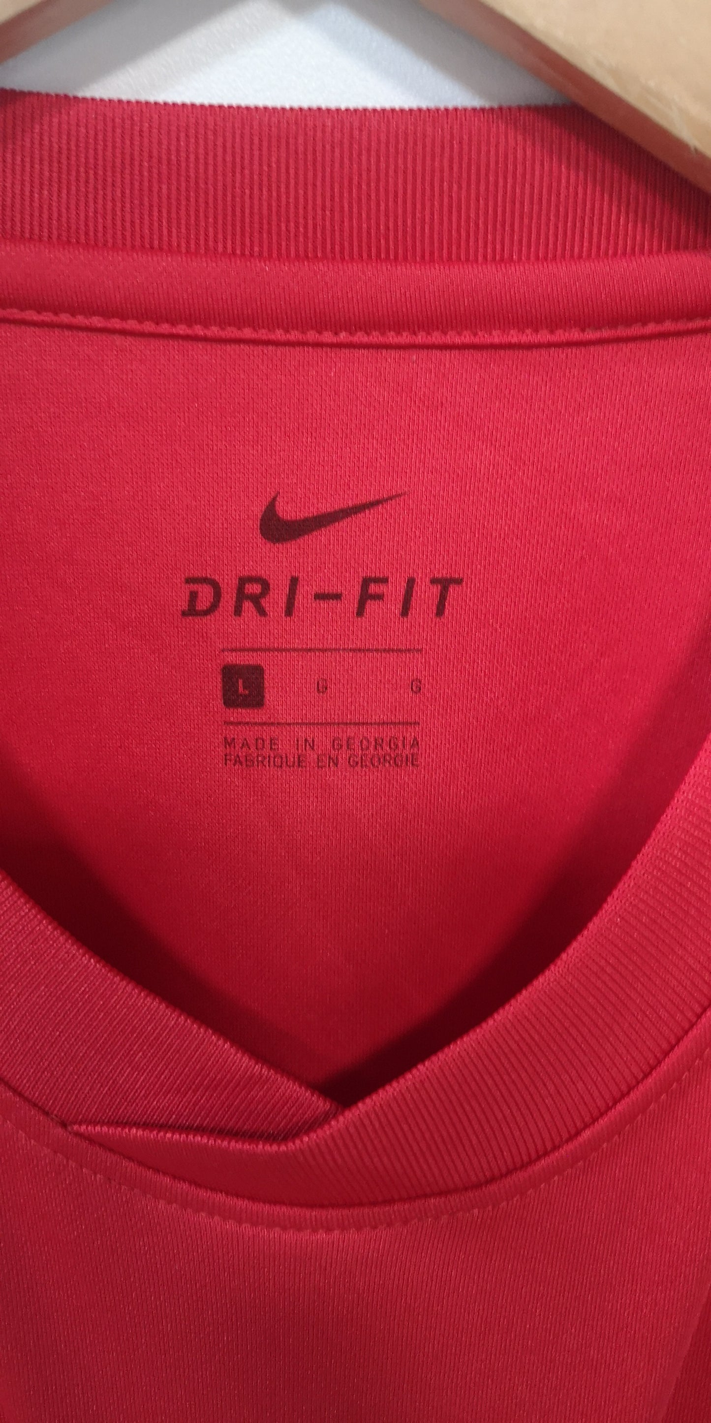 Nike Red Dri-Fit Top Size L