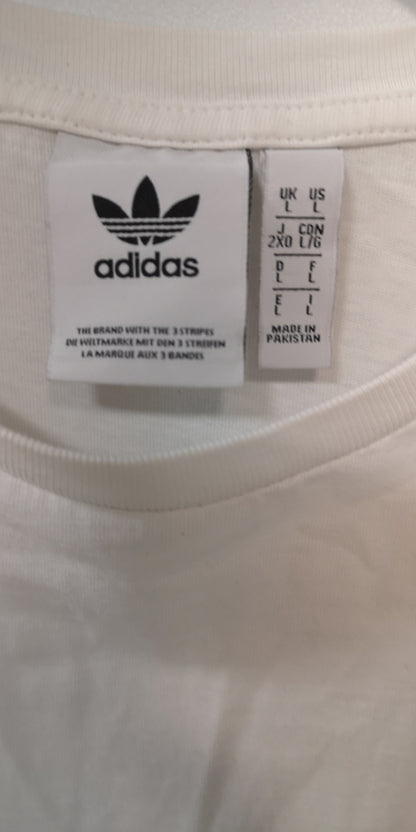 Adidas Originals Adiplore White T-Shirt Size L