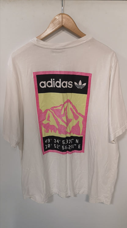 Adidas Originals Adiplore White T-Shirt Size L