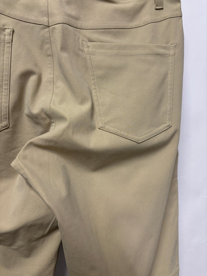 Lulu Lemon Cream ABC Fitted Stretch Trousers Medium