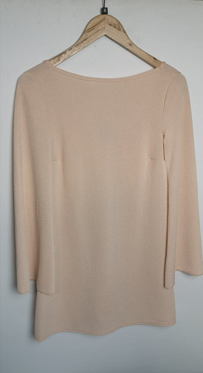 BNWT Rare London Cape Shift Blush Pink Top Size 6