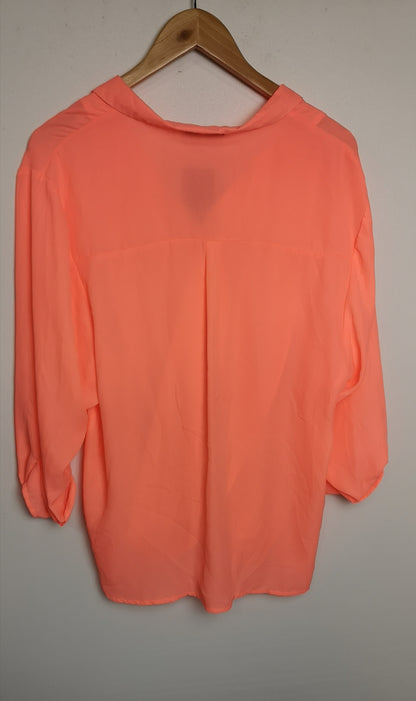 BNWT Quiz Pink Blouse Size 14