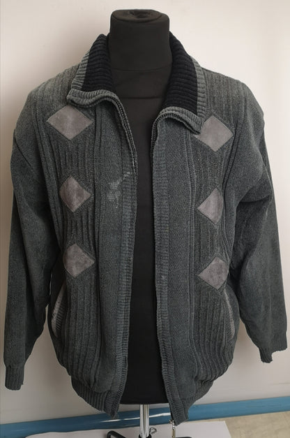 Heritage Outfitters Dark Grey Cardigan Jacket Size M