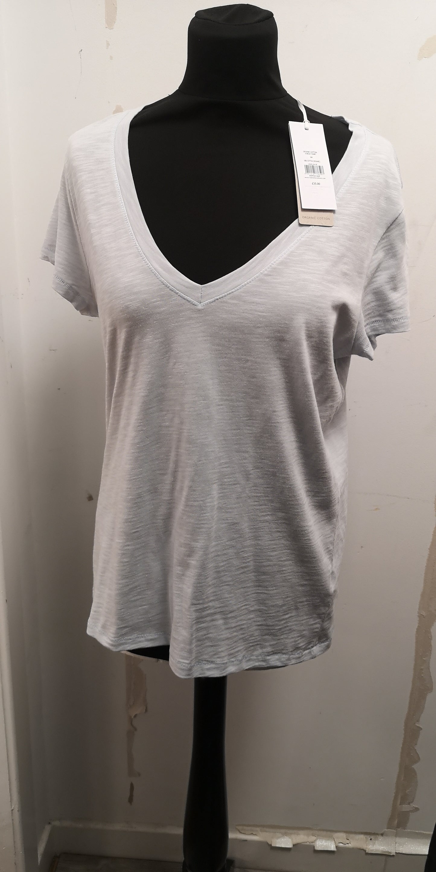 BNWT White Label Baby Blue Top Size 14