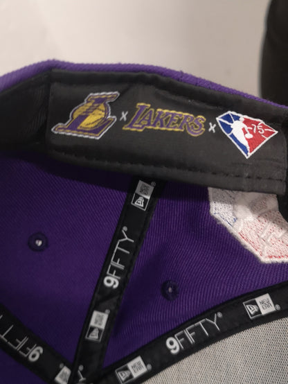 New Era LA Lakers 2021 NBA Draft Purple 9Fifty Snapback Cap One Size Fits All