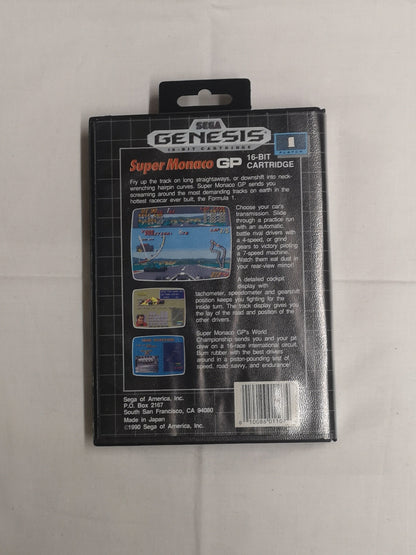 Super Monaco GP (Boxed with manual) - Sega Genesis