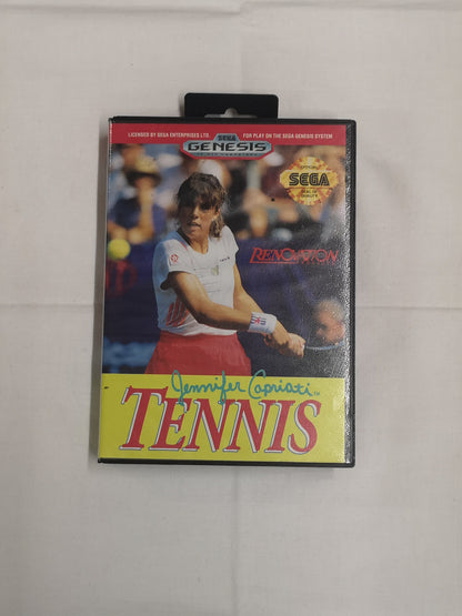 Jennifer Capriati Tennis (Boxed with manual) - Sega Genesis