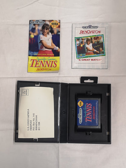 Jennifer Capriati Tennis (Boxed with manual) - Sega Genesis