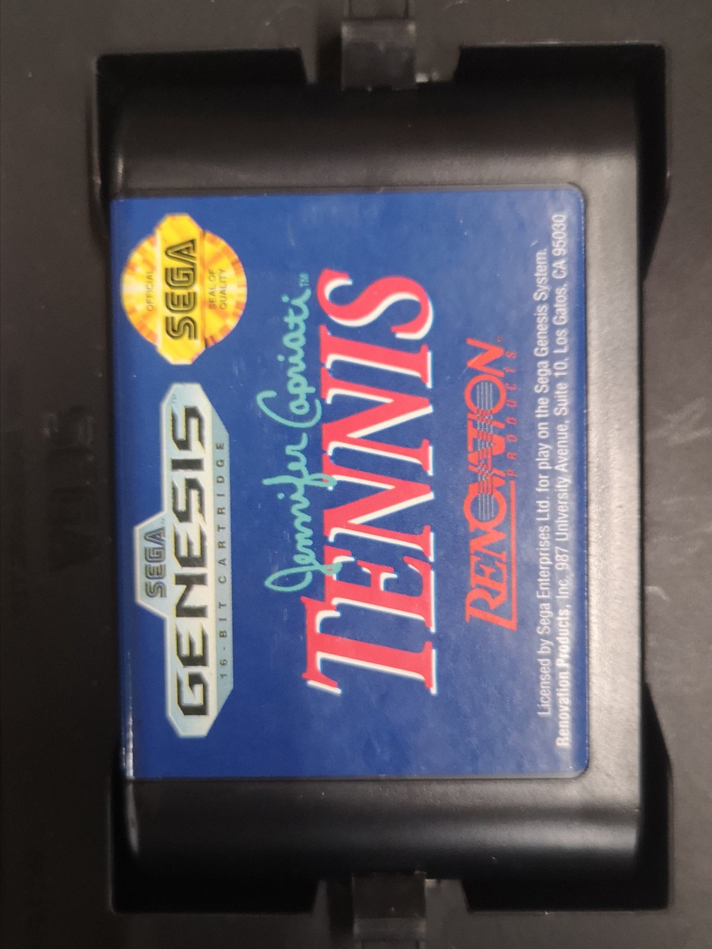 Jennifer Capriati Tennis (Boxed with manual) - Sega Genesis