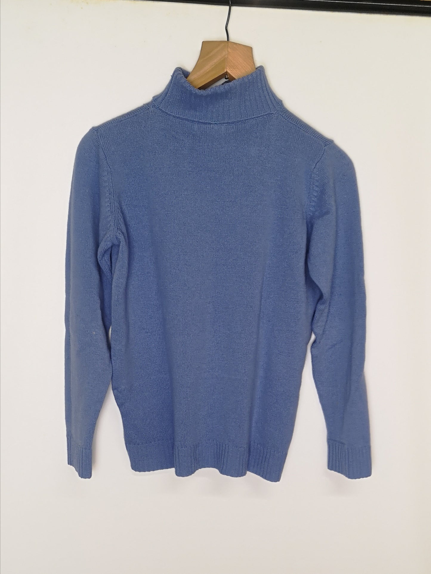 EWM Blue Lambswool Sweater Size M - 14/16