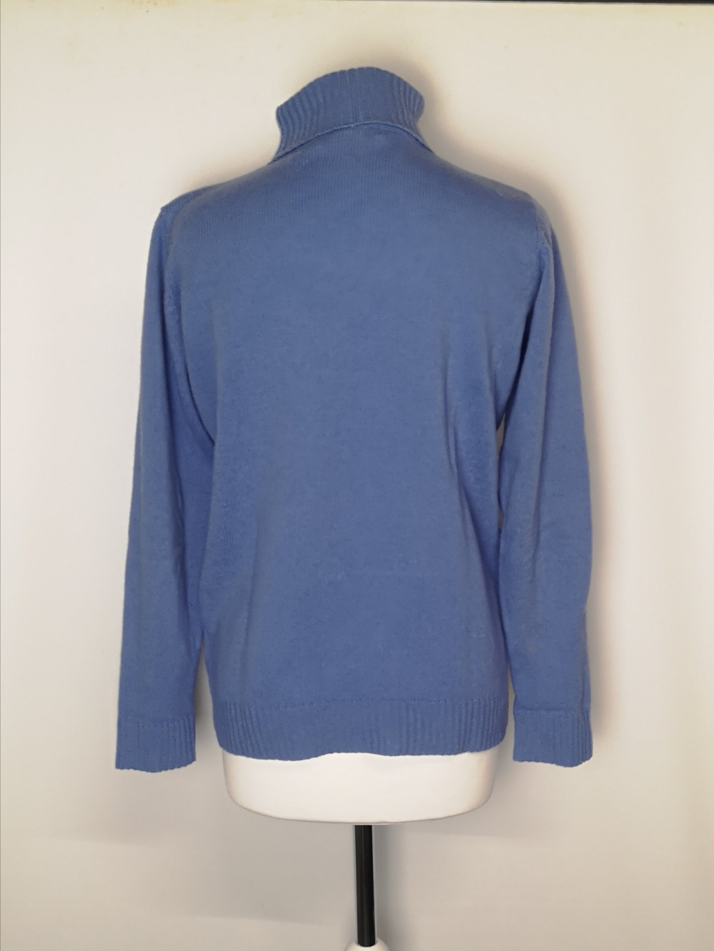 EWM Blue Lambswool Sweater Size M - 14/16