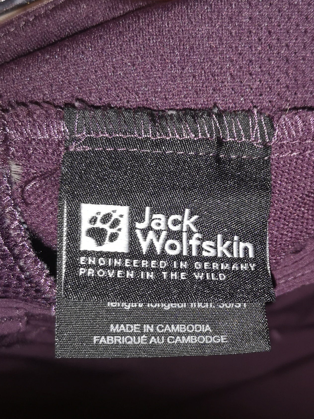 Jack Wolfskin Geigelstein Purple Outdoor Trousers Size 8