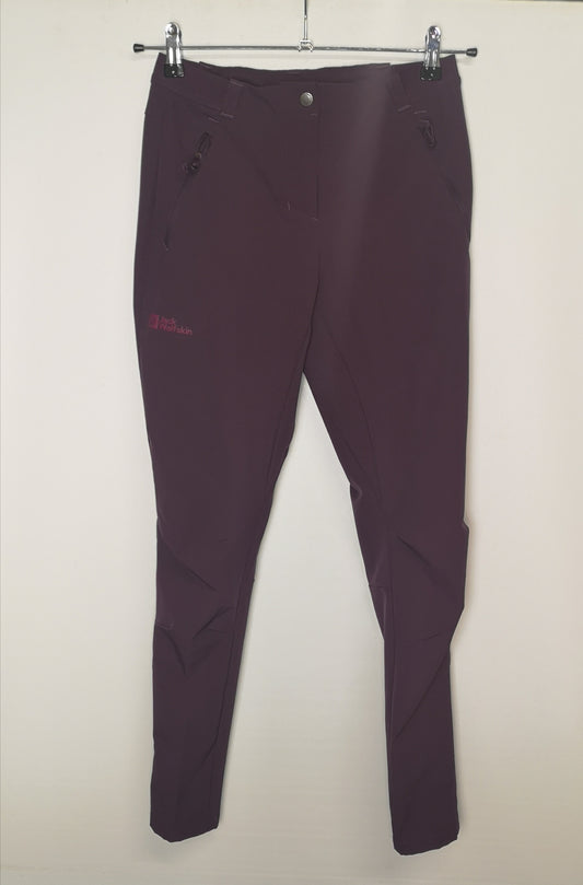 Jack Wolfskin Geigelstein Purple Outdoor Trousers Size 8