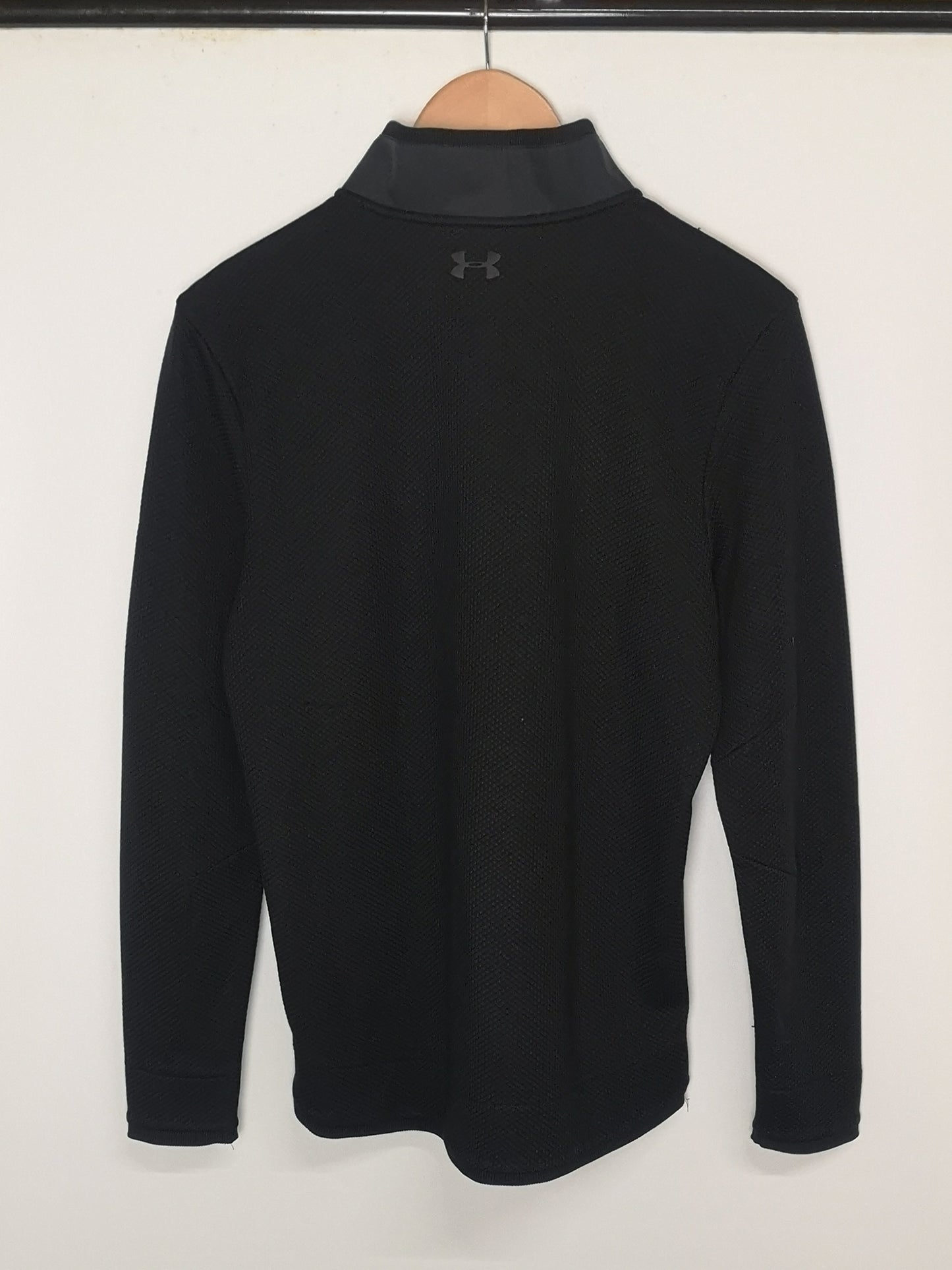 Under Armour Golf Dark Grey ColdGear Long Sleeve Quarter Snap Pullover Sweatshirt Size M