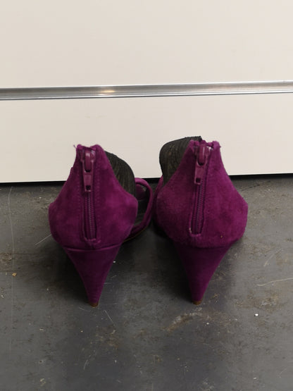 BNWT M&S Autograph Purple Sandal Heels Size 3.5