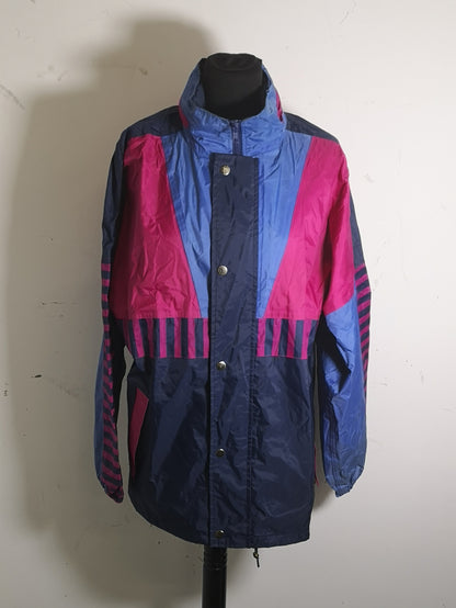 Vintage 90s Regatta Pink/Blue/Purple Coat Size S