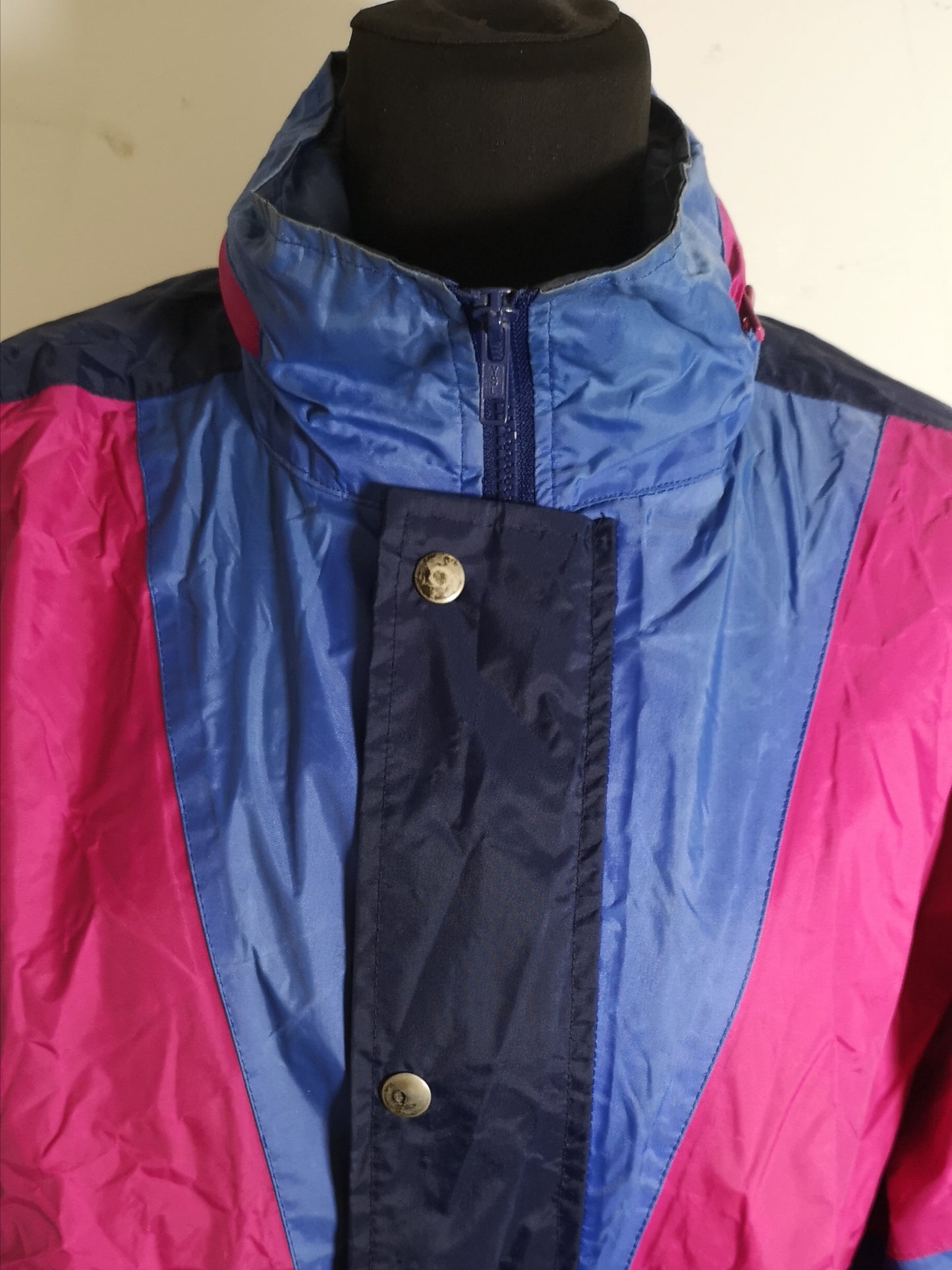 Vintage 90s Regatta Pink/Blue/Purple Coat Size S