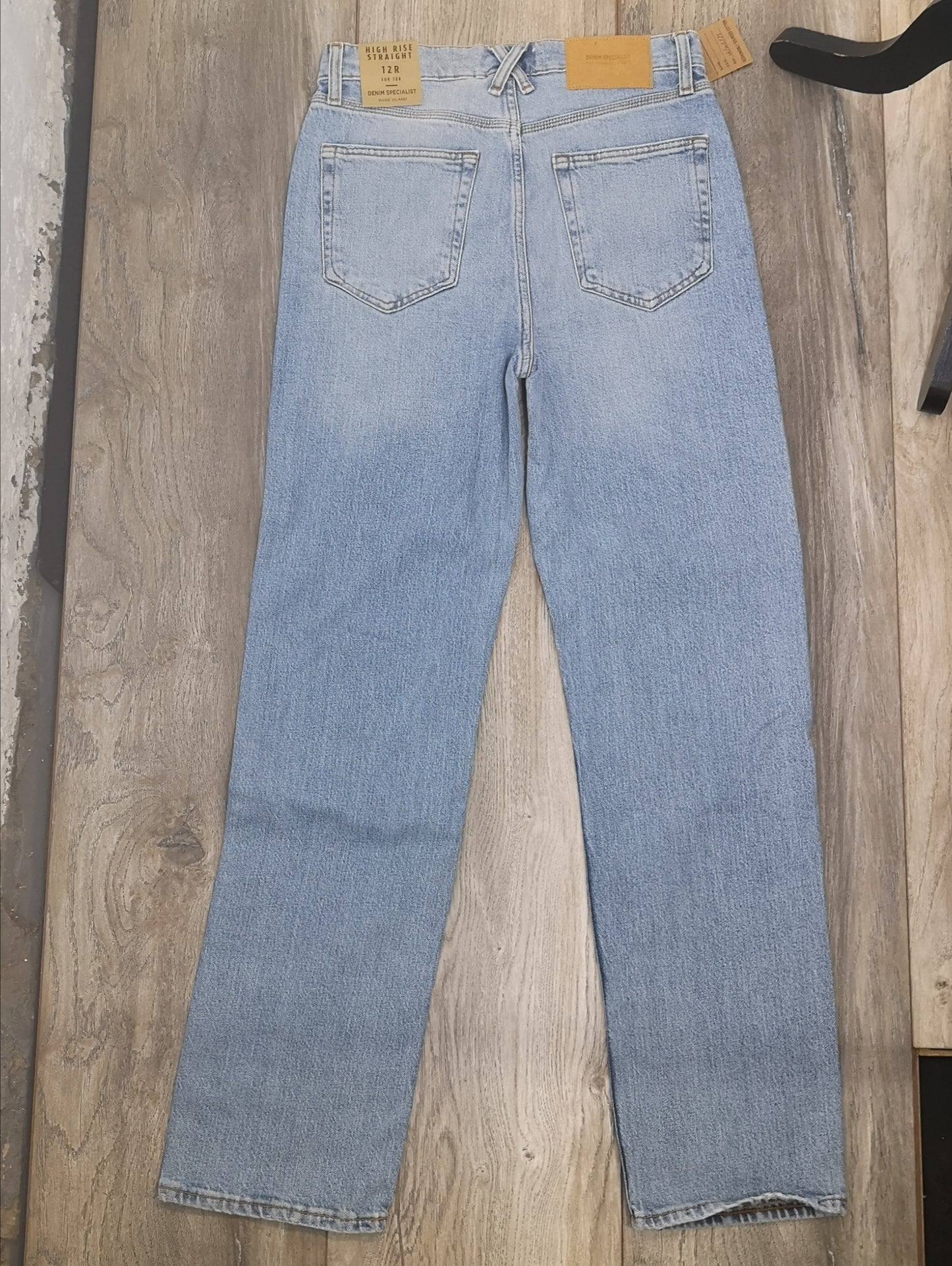 BNWT River Island Blue Denim Jeans Size 12R