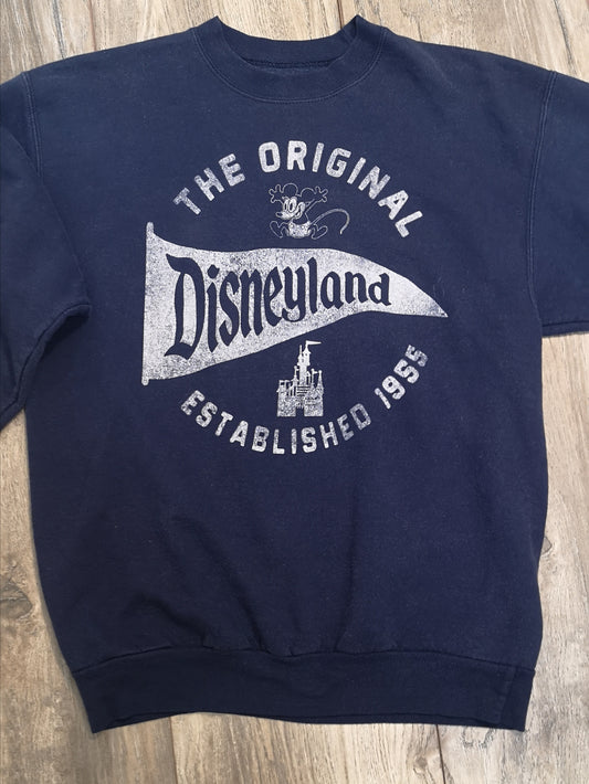 Disney Men's Blue Disneyland Mickey Mouse Jumper Size M