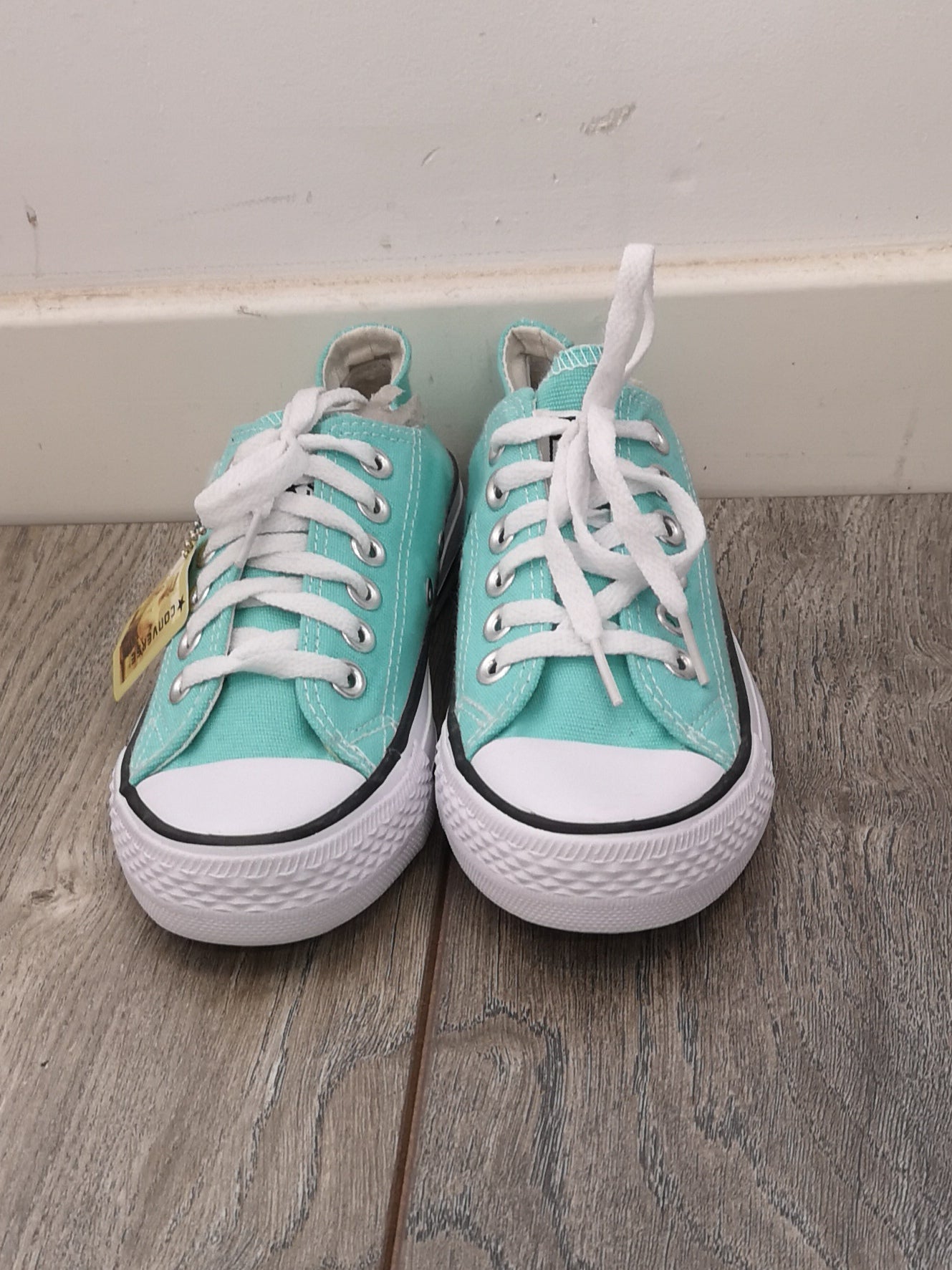 Converse Chuck Taylor Teal Trainers Size 5