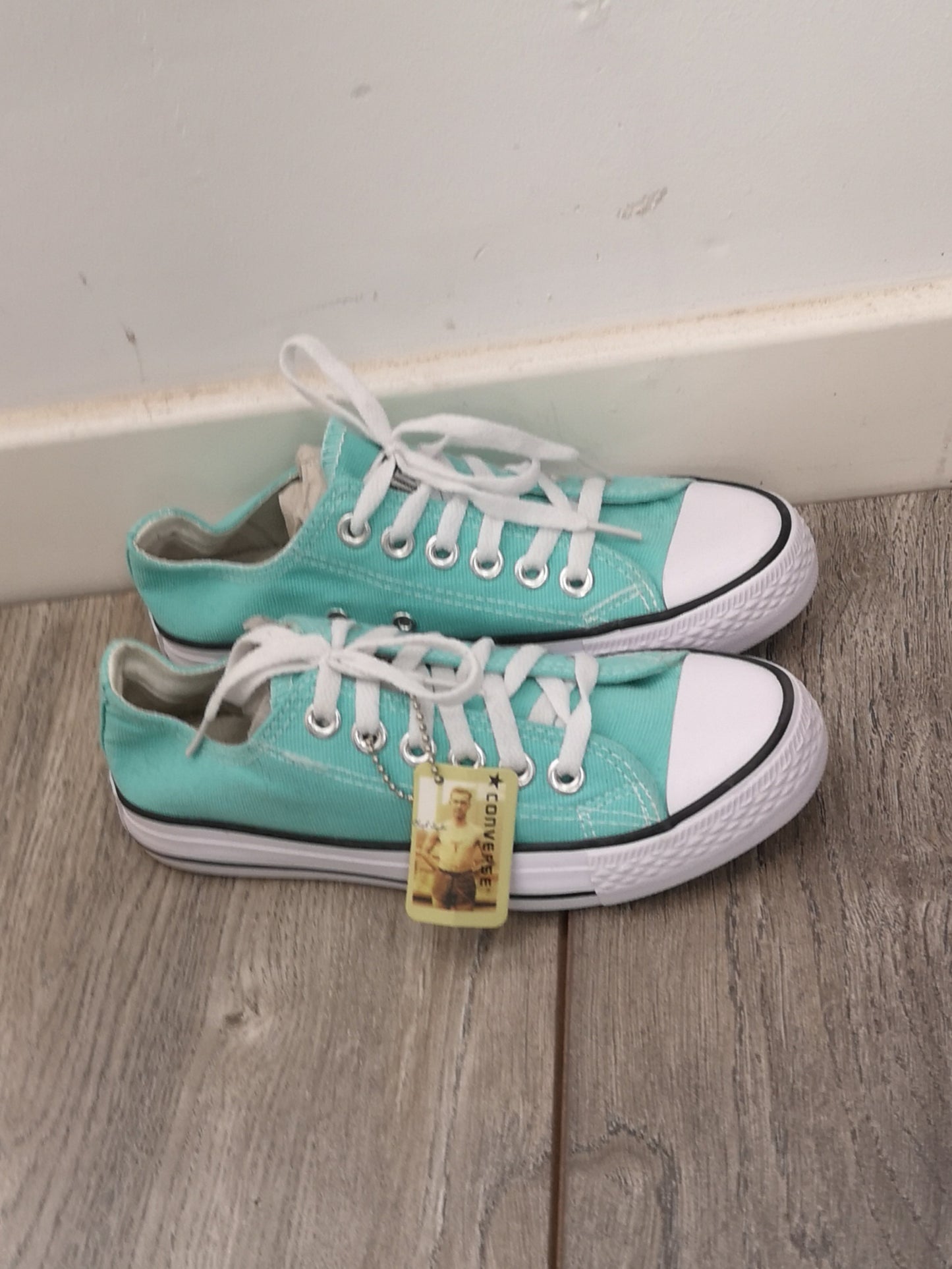 Converse Chuck Taylor Teal Trainers Size 5