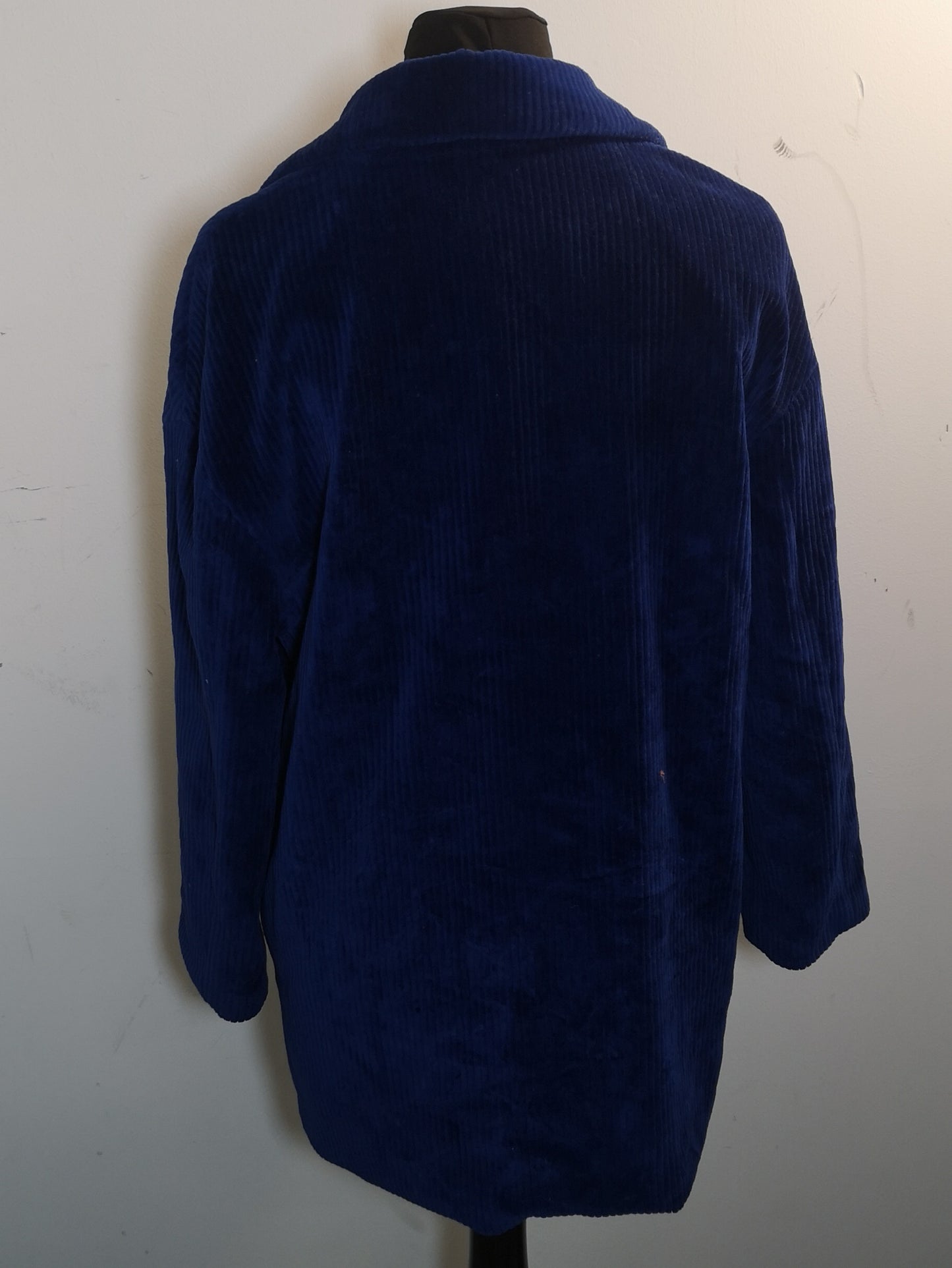 Vimie Velvet Blue Jacket Size S