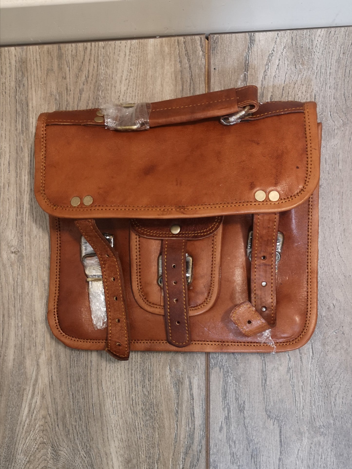 Jaald Leather Messenger Bag - Goat Leather