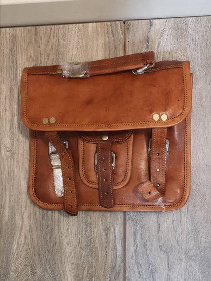 Jaald Leather Messenger Bag - Goat Leather