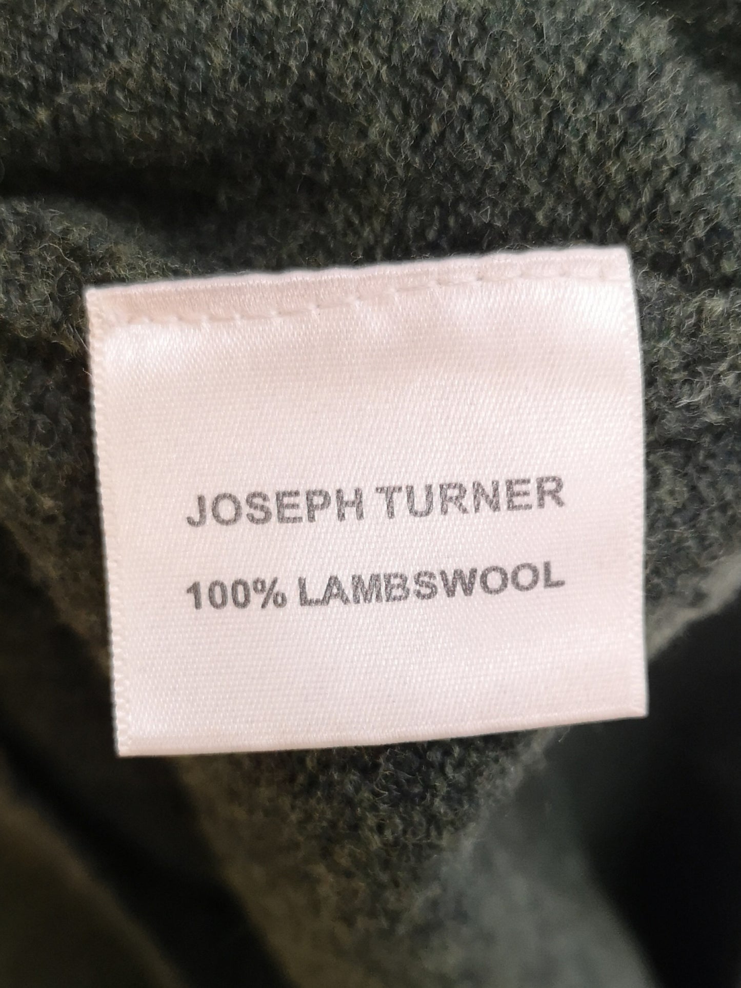 Joseph Turner Lambswool 1/4 Zip Fleece Size L