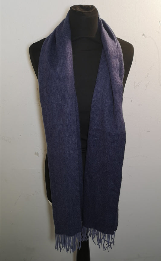 Heritage & Traditions 100% Pure Wool Blue Scarf