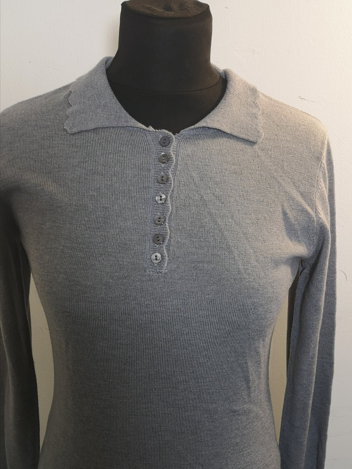 Munrospun Grey New Pure Wool Jumper Size 8