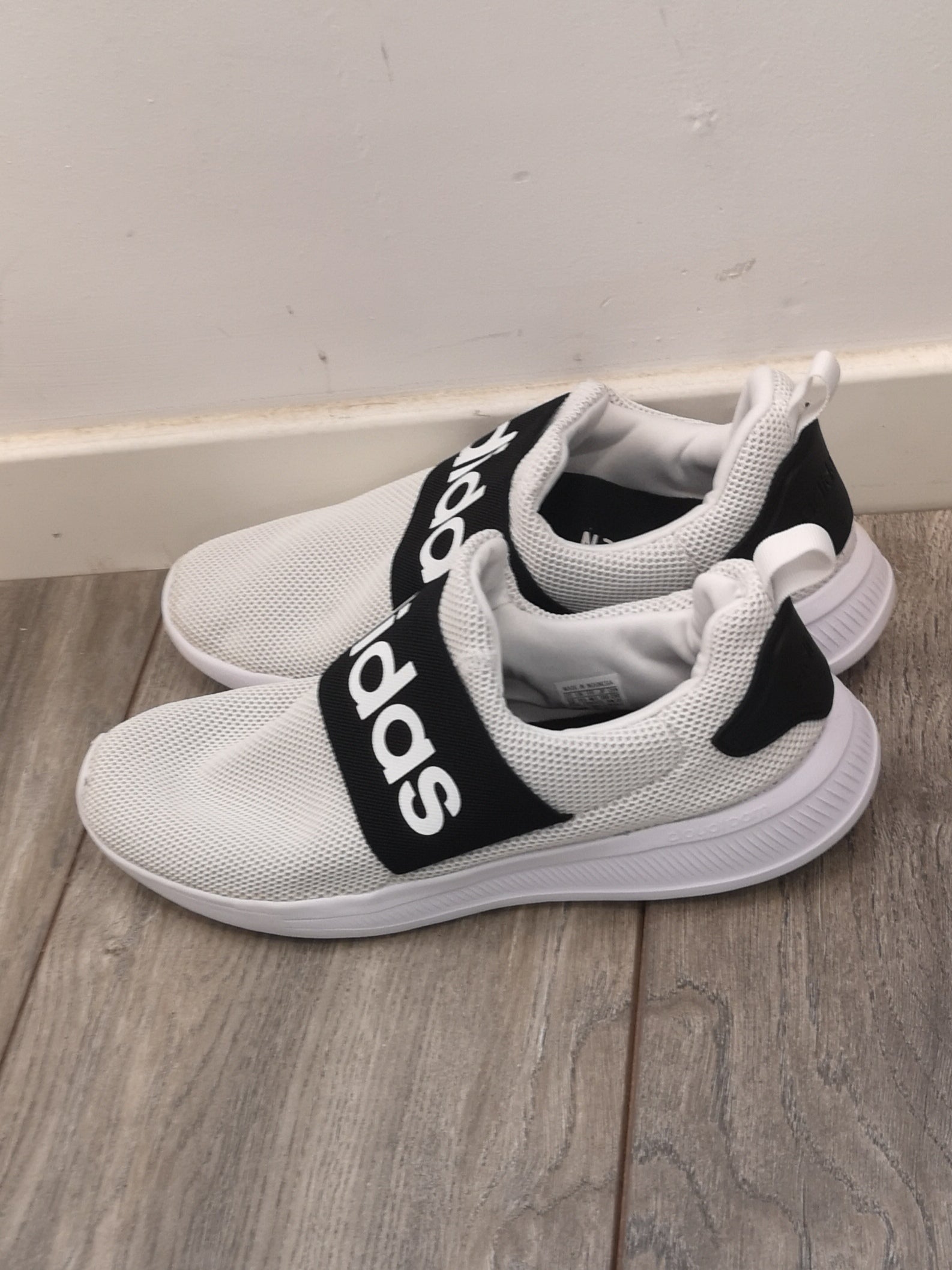 Adidas Lite Racer Adapt White Trail Running Shoe Size 11.5 Shop for Shelter