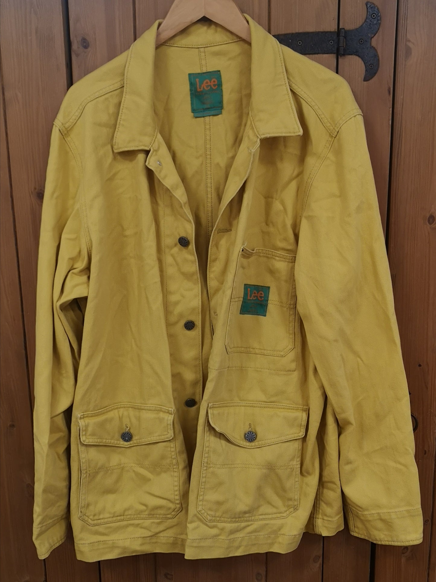 Lee x The Hundreds Yellow Button Up Jean Jacket Size XXL