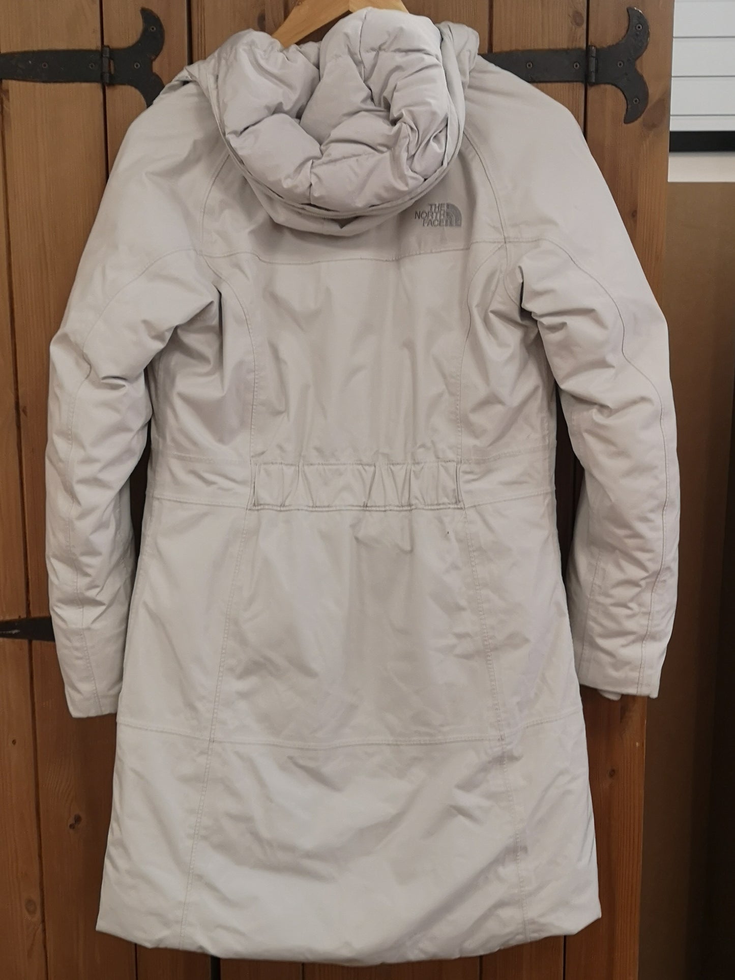 The North Face Cream Women's Long Hyvent Goose Down Parka Size XS