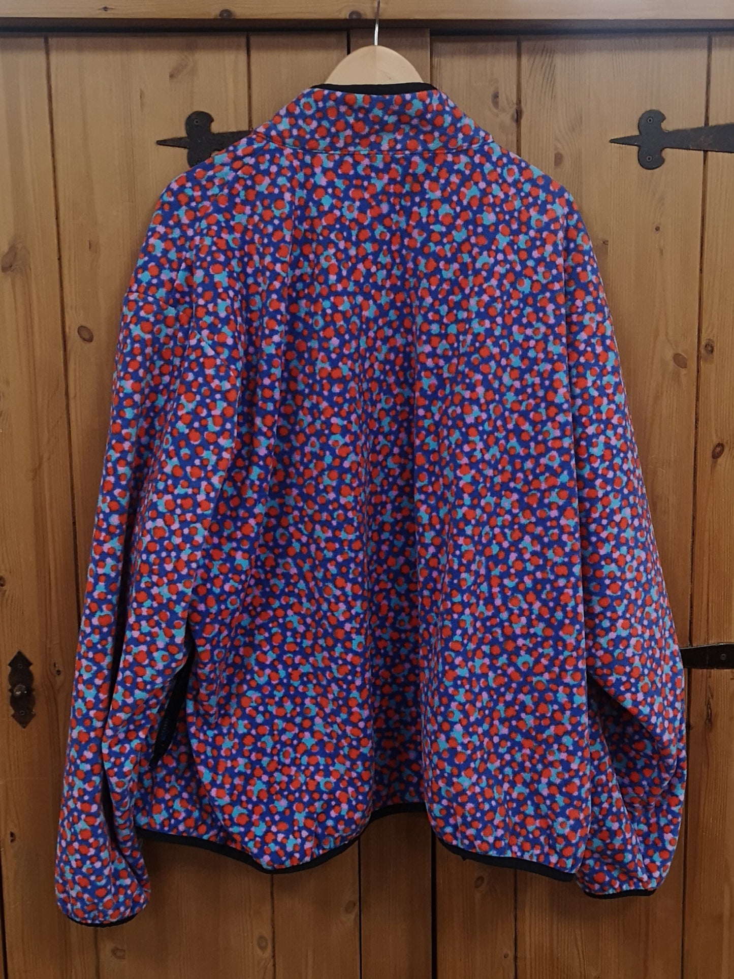 Nike Club Polar Spotted Multi-Colour Fleece Jacket Size XXL