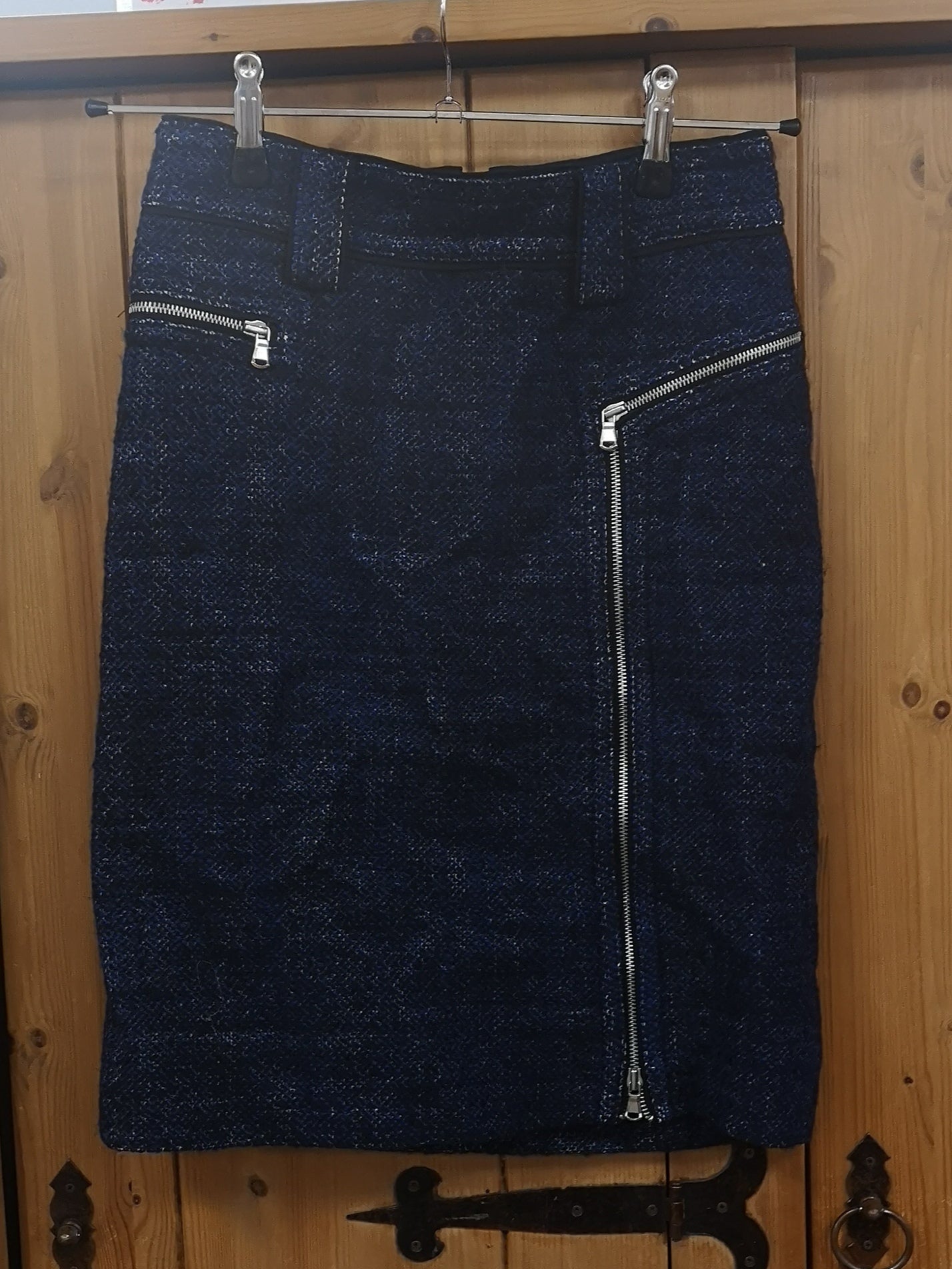 Marc by Marc Jacobs Wool Mid-Length Blue Skirt Size 6