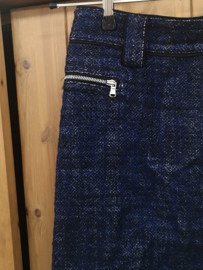 Marc by Marc Jacobs Wool Mid-Length Blue Skirt Size 6