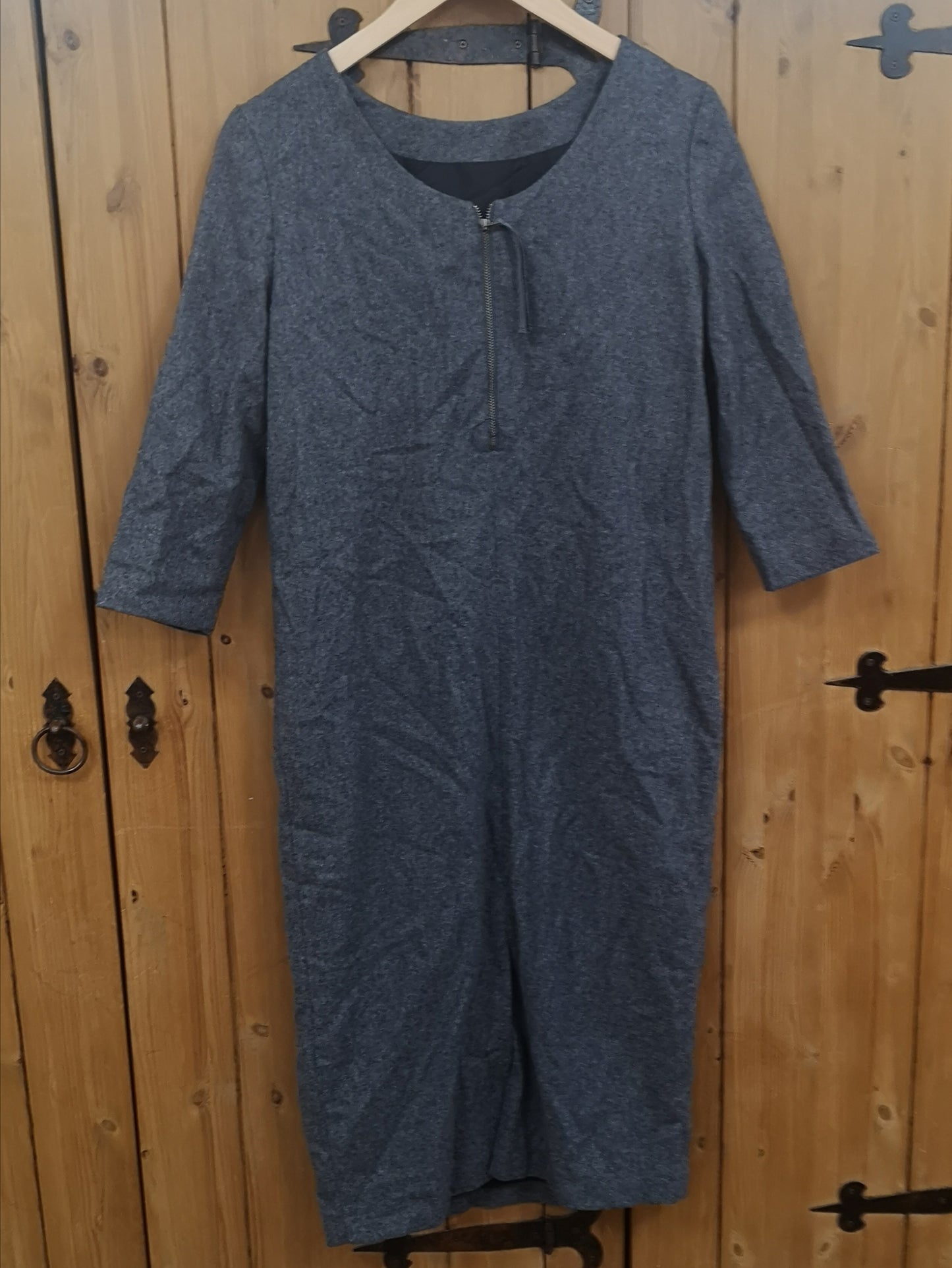 Toast Grey Wool Dress Size 8