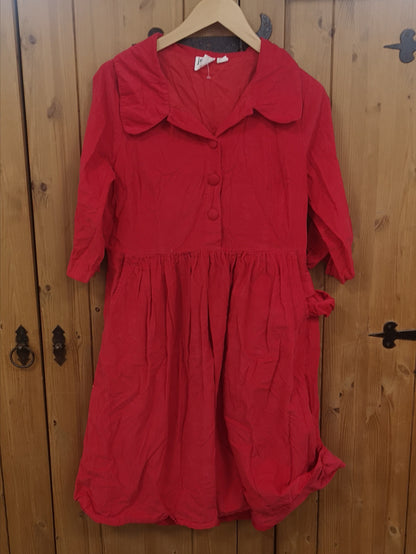 Joanie Clothing Red Dress Size 14