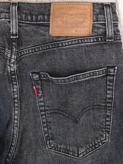 Levi's 512 Grey Jeans W30 L34