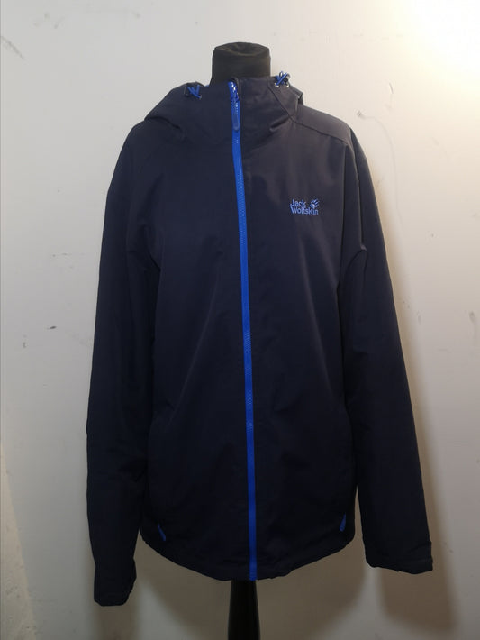 Jack Wolfskin Navy Blue Waterproof Jacket Size XXL