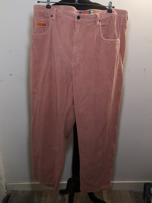 Empyre Rose Pink Men's Corduroy Trousers Size 40