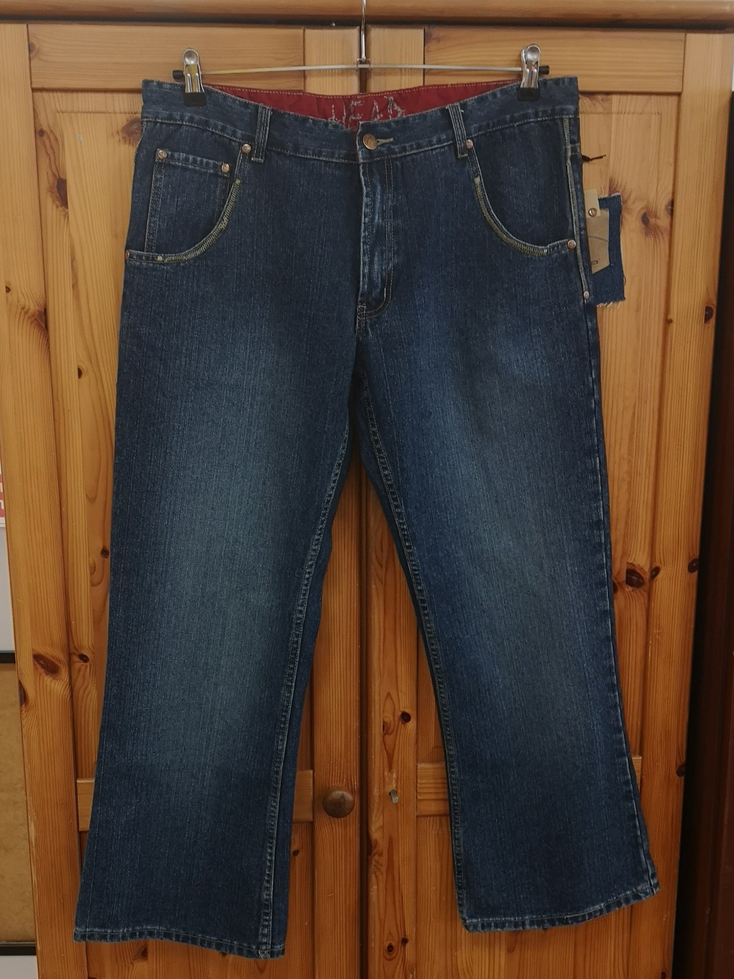 BNWT Men's Head Blue Denim Jeans Size 36S