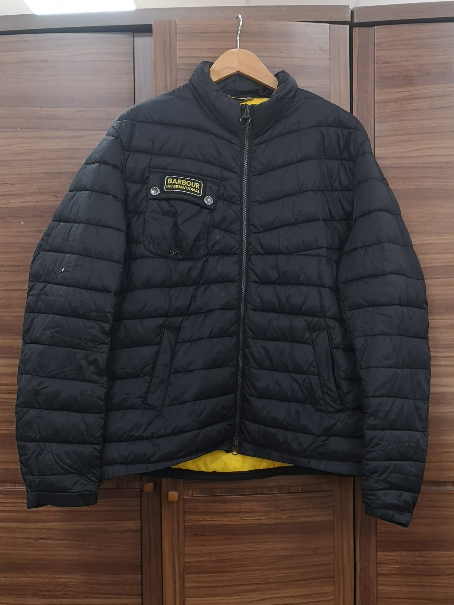 Barbour Black Puffer Jacket Size XXL