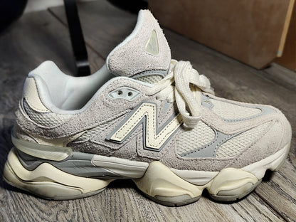 Hew Balance 9060 Rubber Trimmed Textured Leather and Mesh Woman's Sneakers