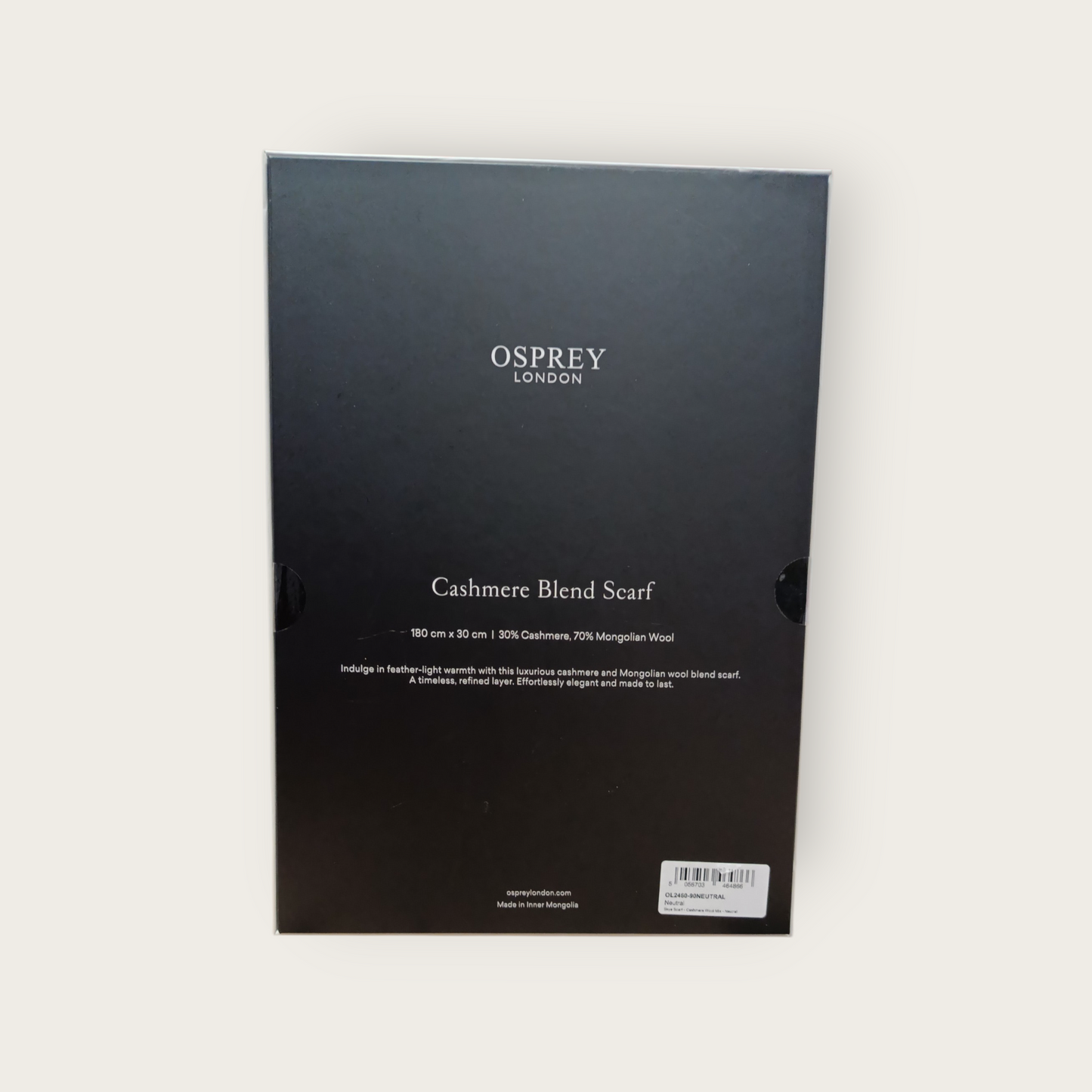 Osprey London Cashmere Blend Scarf
