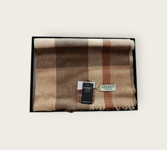 OSPREY LONDON CASHMERE BLEND SCARF