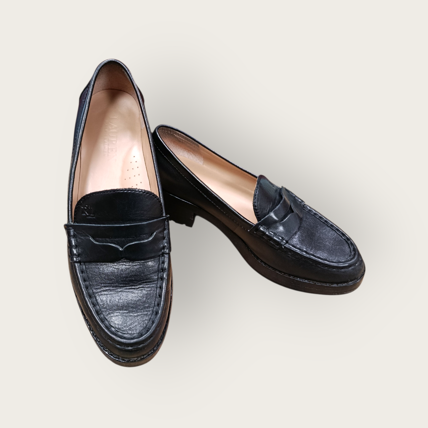 Ralph Lauren Leather Loafers Size 6